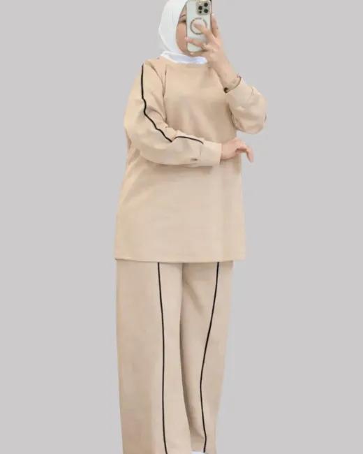 Ensemble Sport Élégance - Tissu Scuba