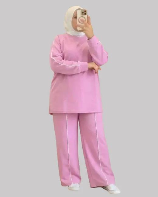 Ensemble Sport Élégance - Tissu Scuba