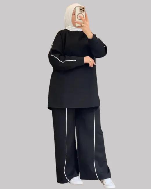 Ensemble Sport Élégance - Tissu Scuba