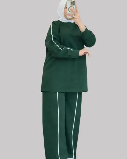 Ensemble Sport Élégance - Tissu Scuba