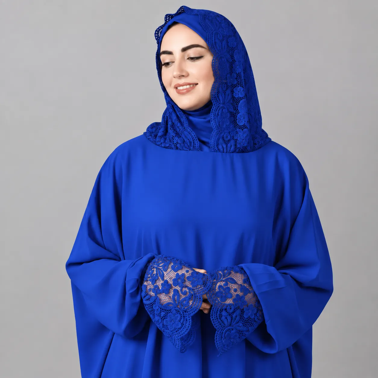 Abaya de prière avec Dentelle 6